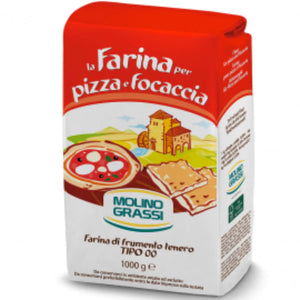Flour 00 for Pizza & Focaccia Molino Grassi 1Kg
