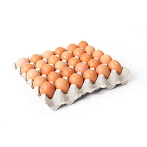 Free-Range Korean Brown Eggs, Full Tray (30)