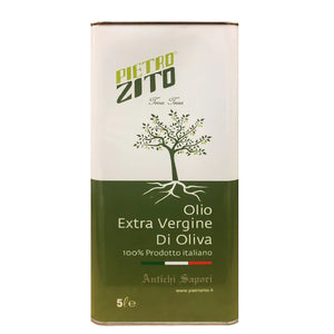 Extra Virgin Olive oil Pietro Zito 5L 100% Italian