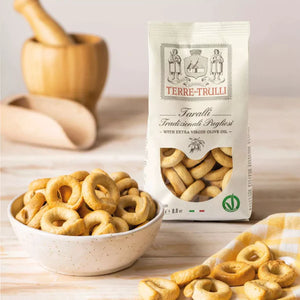 Traditional Taralli Pugliesi with Extra Virgin Olive Oil 250g