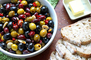 Mixed Pitted Marinated Olives 100g