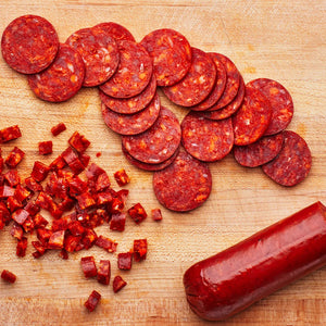 Spicy Salami Calabro Freshly Sliced “Italian Pepperoni” 50g (Vacuum Pack)