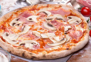 Ham & Mushrooms Pizza 10” (Handmade by Italian Chef - Vacuum Pack)